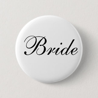 Badge Rond 5 Cm Bouton de jeune mariée