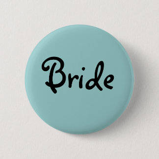 Badge Rond 5 Cm Bouton de jeune mariée