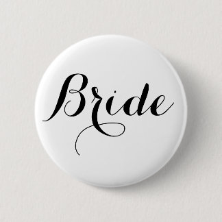 Badge Rond 5 Cm Bouton de jeune mariée