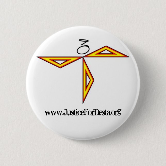 Badge Rond 5 Cm Bouton de JFD - une plus petite taille 1" (Devant)