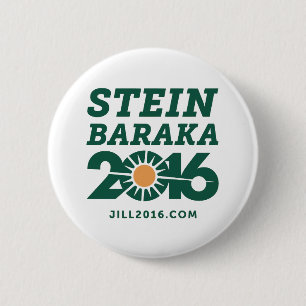 Badge Rond 5 Cm Bouton de Jill Stein-Ajamu Baraka 2016