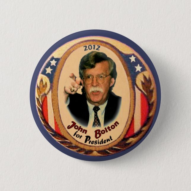 Badge Rond 5 Cm Bouton de John Bolton 2012 (Devant)