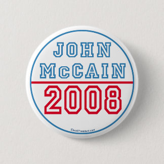 Badge Rond 5 Cm Bouton de John McCain