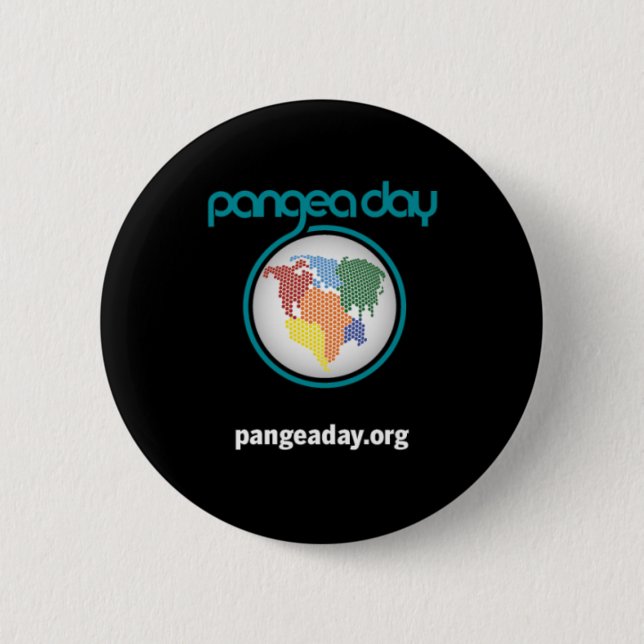 Badge Rond 5 Cm Bouton de jour de Pangea (Devant)