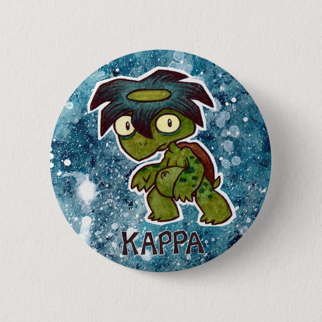 Badge Rond 5 Cm Bouton de Kappa (Devant)