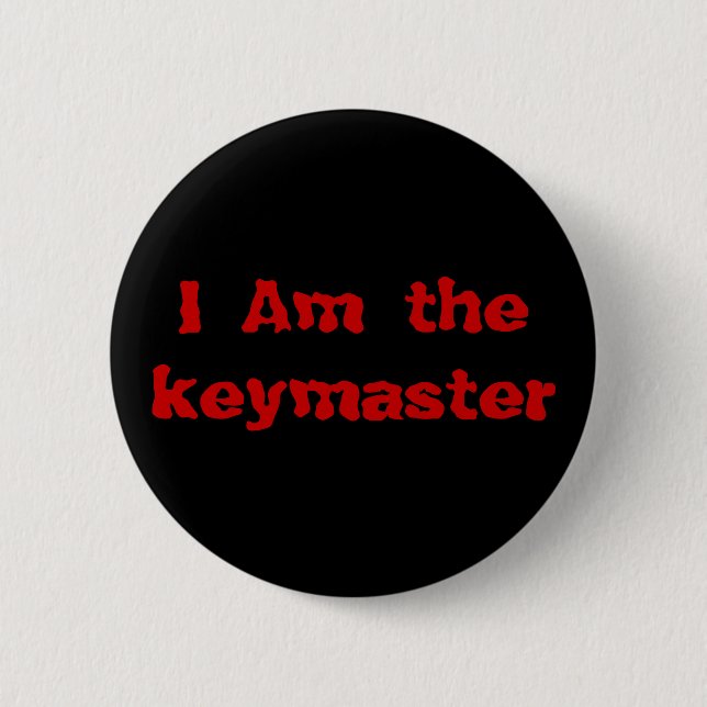 Badge Rond 5 Cm bouton de keymaster (Devant)