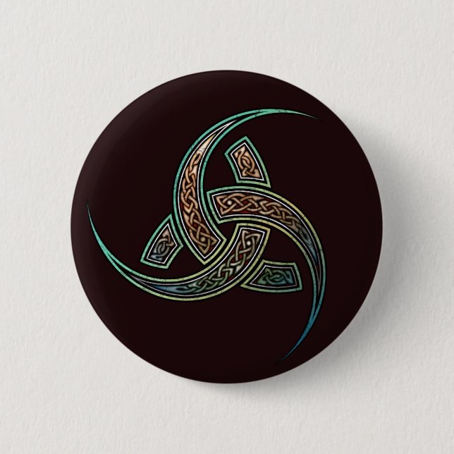 Badge Rond 5 Cm Bouton de klaxon d'Odin (Devant)