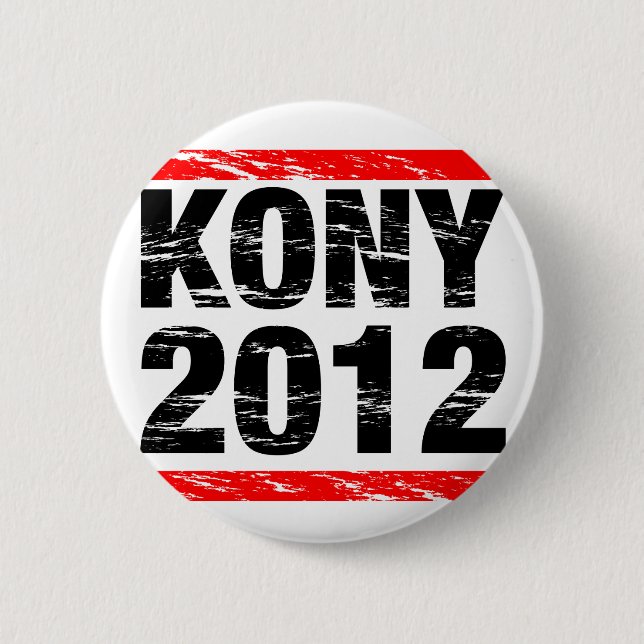 Badge Rond 5 Cm Bouton de Kony 2012 (Devant)