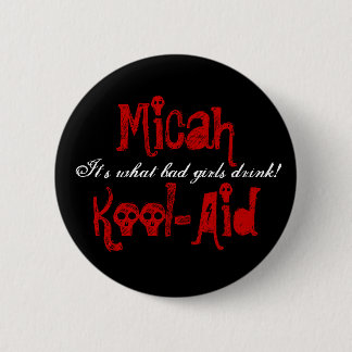 Badge Rond 5 Cm Bouton de Kool-Aide de Micah