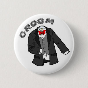 Badge Rond 5 Cm Bouton de la chambre du mariage