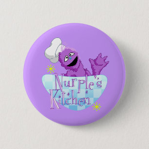 Badge Rond 5 Cm Bouton de la cuisine de Nurple (pourpre) !