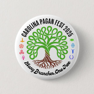 Badge Rond 5 Cm Bouton de la fête Carolina Pagan 2025