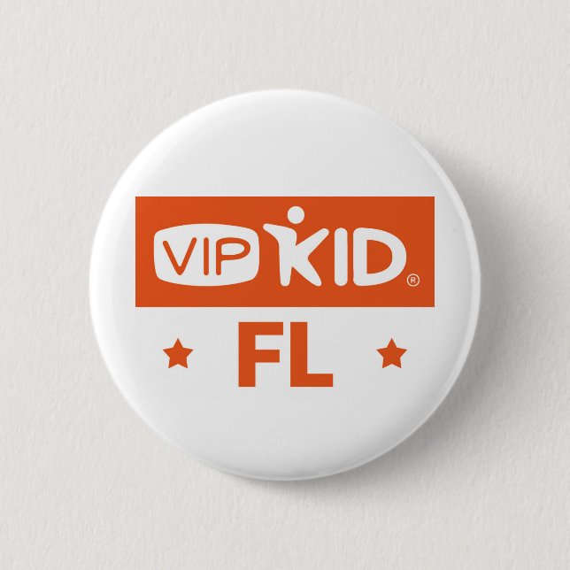 Badge Rond 5 Cm Bouton de la Floride VIPKID (Devant)