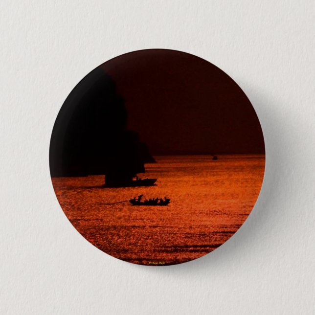 Badge Rond 5 Cm Bouton de la gorge de Kongling (Devant)