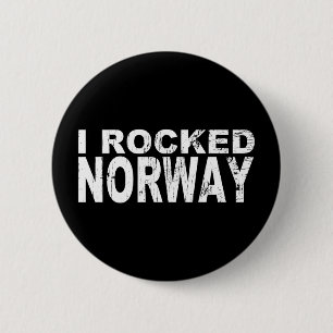 Badge Rond 5 Cm Bouton de la Norvège
