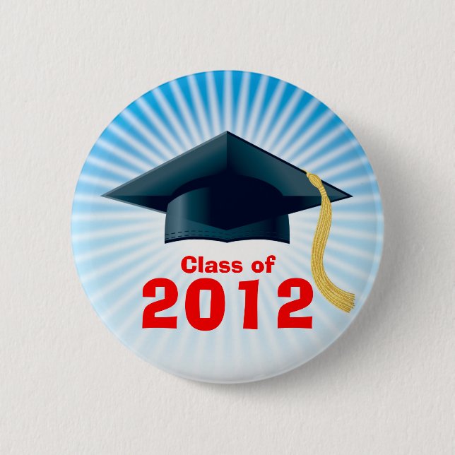 Badge Rond 5 Cm Bouton de la promotion 2012 (Devant)