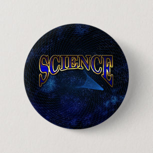 Badge Rond 5 Cm Bouton de la Science