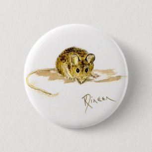 Badge Rond 5 Cm Bouton de la souris
