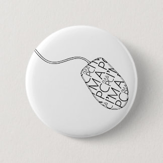 BADGE ROND 5 CM BOUTON DE LA SOURIS