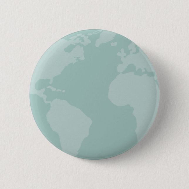 Badge Rond 5 Cm Bouton de la terre (Devant)