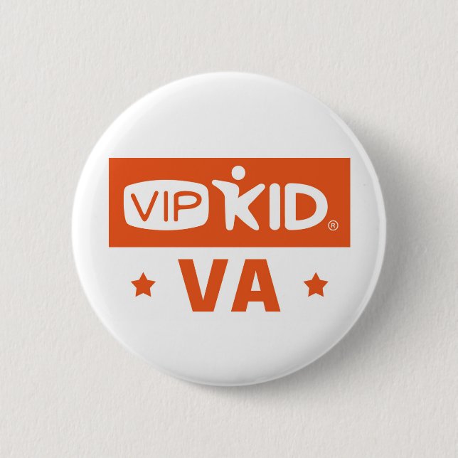 Badge Rond 5 Cm Bouton de la Virginie VIPKID (Devant)
