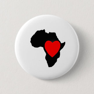 Badge Rond 5 Cm Bouton de l'Afrique d'AMOUR, Afrique, bouton,