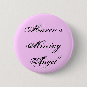 Badge Rond 5 Cm Bouton de l'ange disparu du ciel
