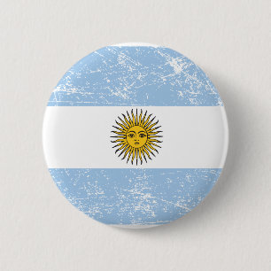 Badge Rond 5 Cm Bouton de l'Argentine