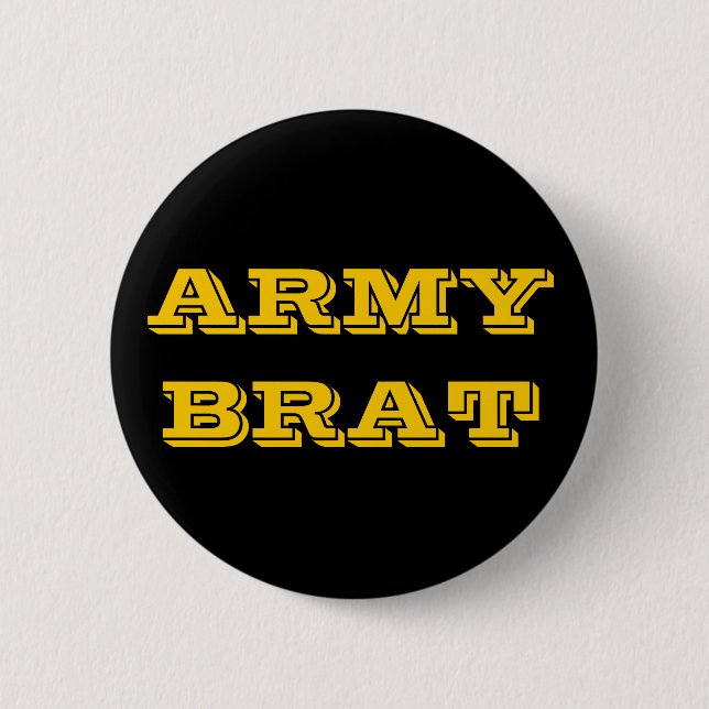 Badge Rond 5 Cm Bouton de l'armée (Devant)