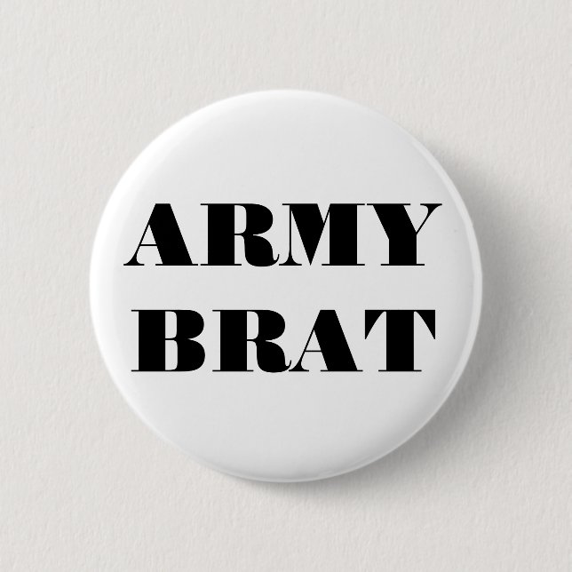 Badge Rond 5 Cm Bouton de l'armée (Devant)