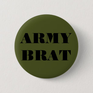 Badge Rond 5 Cm Bouton de l'armée