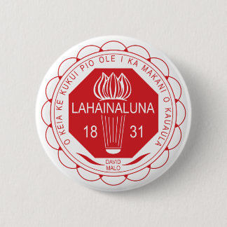 Badge Rond 5 Cm Bouton de l'école secondaire de Lahainaluna