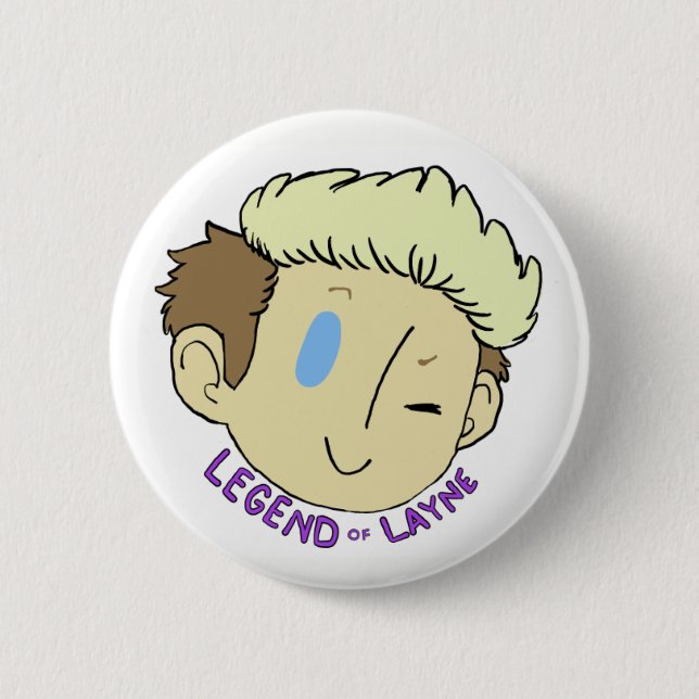 Badge Rond 5 Cm Bouton de LegendOfLayne (Devant)