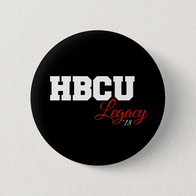 Badge Rond 5 Cm Bouton de legs de 2018 HBCU (Devant)