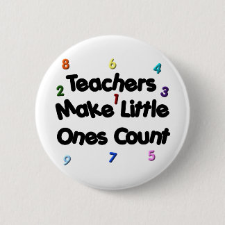 Badge Rond 5 Cm Bouton de l'enseignant principal