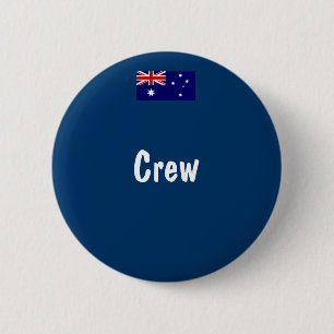 Badge Rond 5 Cm Bouton de l'équipe du drapeau australien