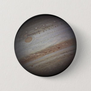 Badge Rond 5 Cm Bouton de l'espace de Jupiter de planète