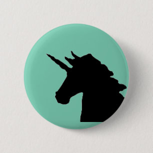 Badge Rond 5 Cm bouton de licorne