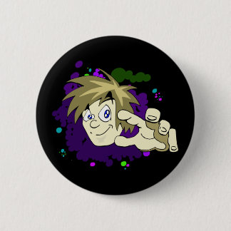 Badge Rond 5 Cm Bouton de l'illustrateur X