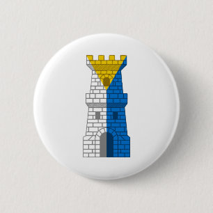 Badge Rond 5 Cm Bouton de l'insigne de population Barony of Wastek