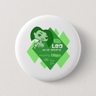 Badge Rond 5 Cm Bouton de Lion