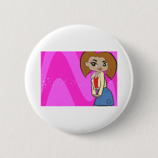 Badge Rond 5 Cm Bouton de Lion