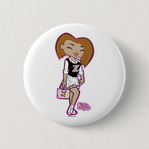 Badge Rond 5 Cm Bouton de Lion