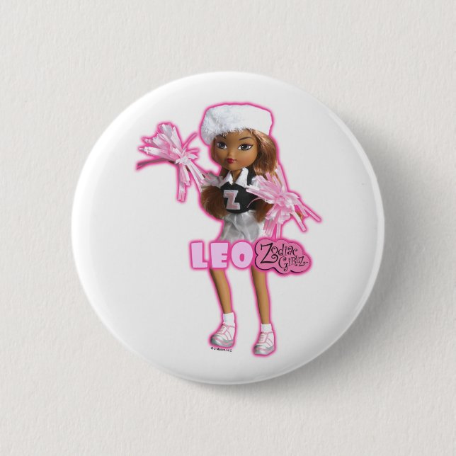 Badge Rond 5 Cm Bouton de Lion (Devant)