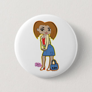 Badge Rond 5 Cm Bouton de Lion
