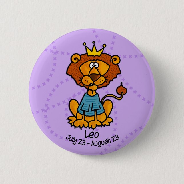 Badge Rond 5 Cm bouton de Lion (Devant)