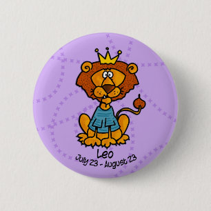 Badge Rond 5 Cm bouton de Lion