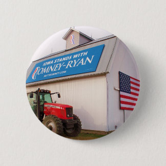 Badge Rond 5 Cm Bouton de l'Iowa Romney-Ryan