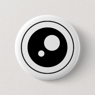 Badge Rond 5 Cm Bouton de l'oeil 01 de Cartoony
