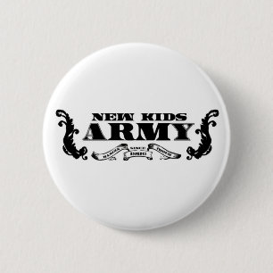Badge Rond 5 Cm Bouton de logo d'armée de NK